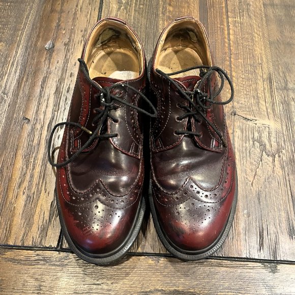 Dr Martens 14041 Brogues Arcadia Made in England Men Sz 6 Women Sz 7 UK Sz 5 VTG main image 4